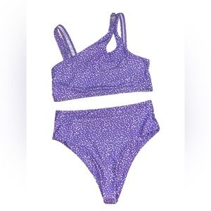 Cheeky Purple Polkadot Bikini size Large